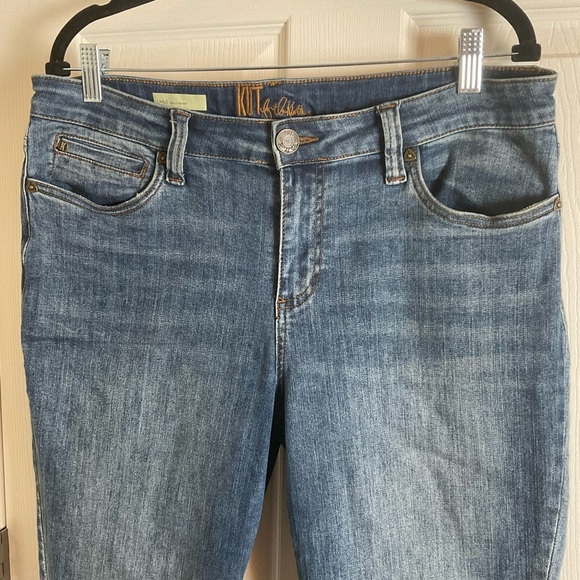 KUT from the Kloth Carlo Raw Hem Ankle Skinny Jeans size 14 - Picture 2 of 8